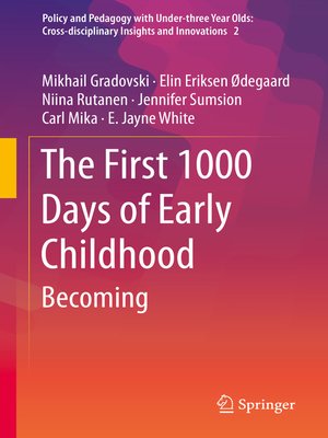 cover image of The First 1000 Days of Early Childhood